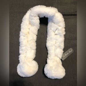 Belle Fair rabbit fur neck warmer